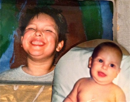 Me in Kindergarten and also as a Baby